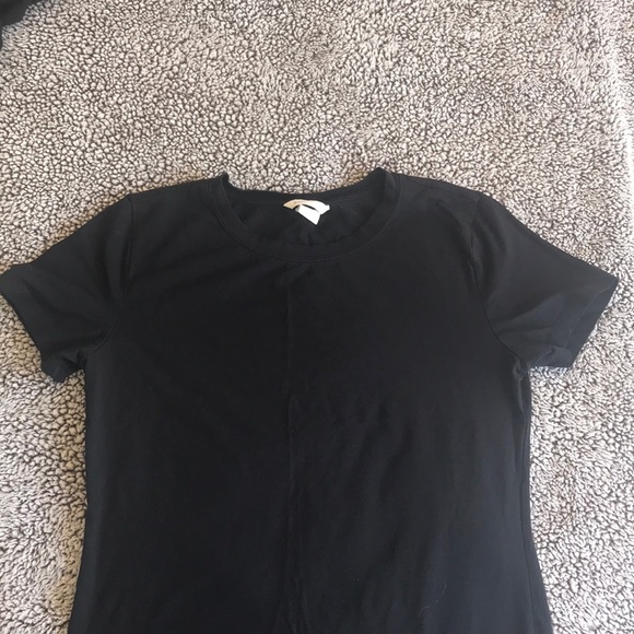 Black T-shirt dress - Picture 2 of 3